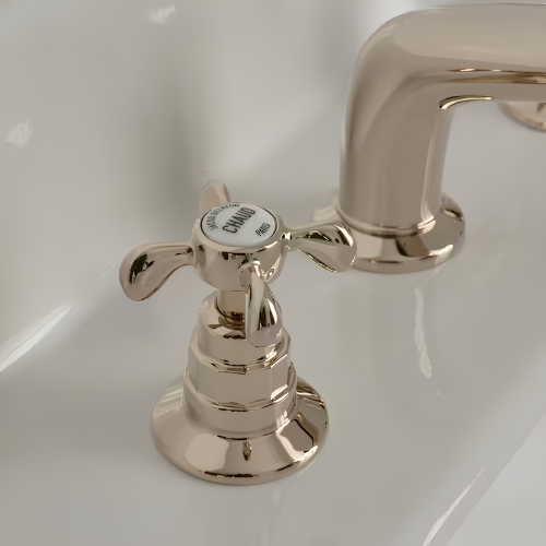 Mélangeur lavabo 3 trous avec vidage CLÉO 1889 – Image 3