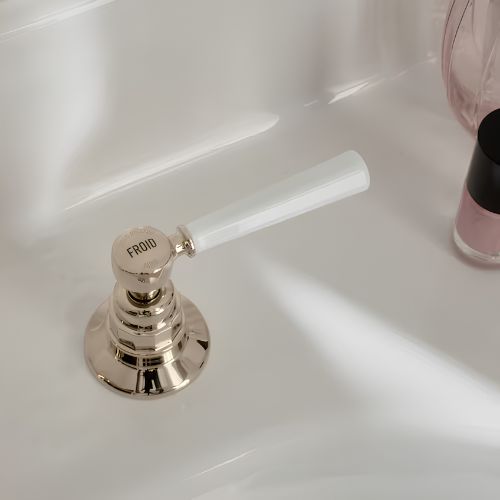 Mélangeur lavabo 3 trous avec vidage CLÉO 1889 – Image 3