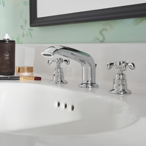 Mélangeur lavabo 3 trous avec vidage CLÉO 1889 – Image 5