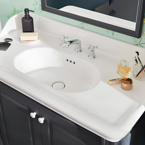 Mélangeur lavabo 3 trous avec vidage CLÉO 1889 – Image 6