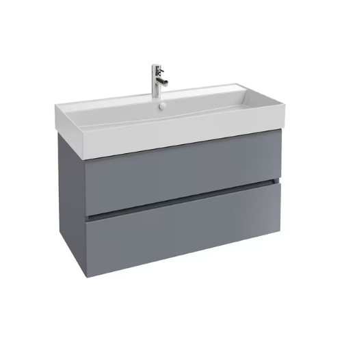 TOLBIAC — Meuble sous plan-vasque 100 cm, 2 tiroirs – Image 3