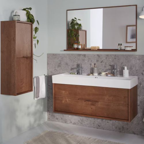 VIVIENNE — Meuble sous plan-vasque 120 cm, 2 tiroirs – Image 6