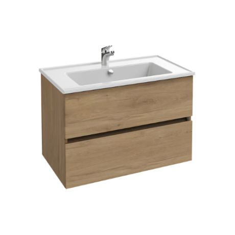 TOLBIAC — Meuble sous plan-vasque 80 cm, 2 tiroirs