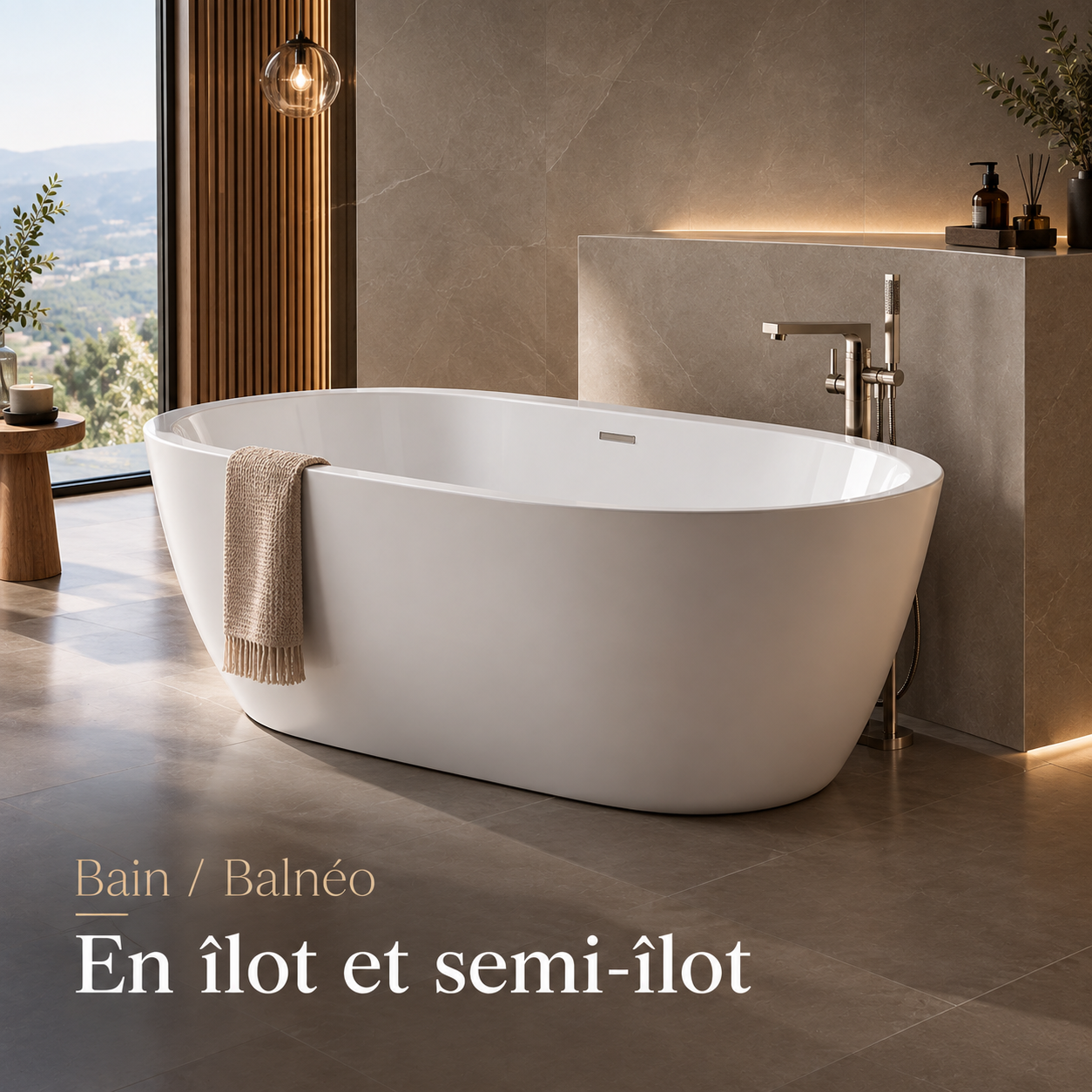 En îlot et semi-îlot