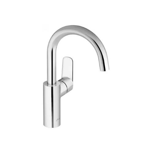 Mitigeur lavabo bec tube avec bonde JULY+