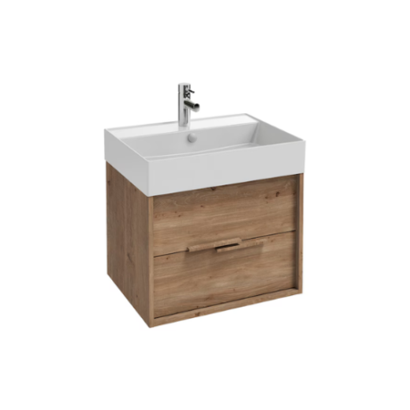 VIVIENNE — Meuble sous plan-vasque 60 cm, 2 tiroirs