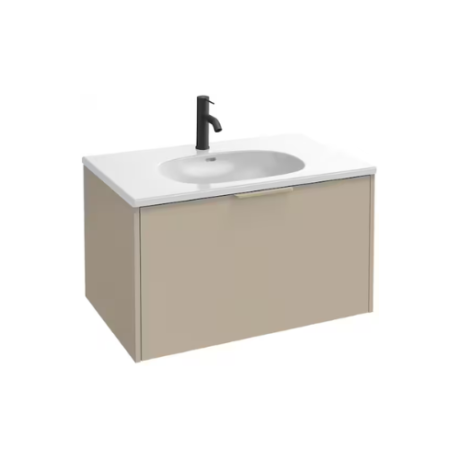 BASTILLE — Meuble sous plan-vasque 80 cm, 1 tiroir